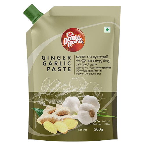Garlic Paste Pouch Packing Design