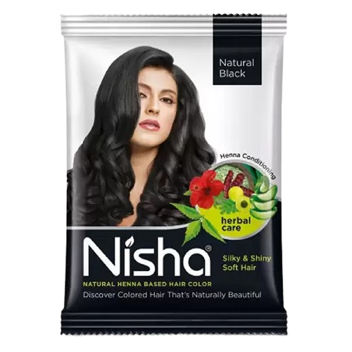Hair Color Pouch Packing Design