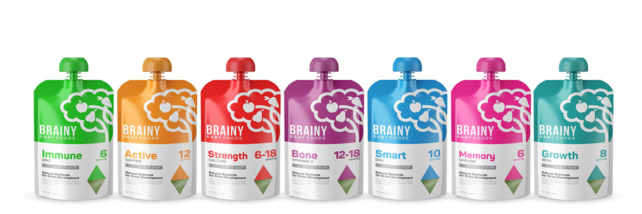 Baby Food Pouch design