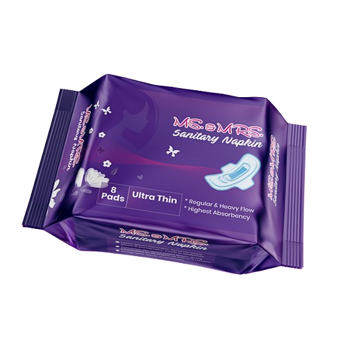 Sanitary Napkins Pouch Packing Design