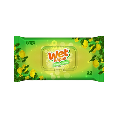 wet wipes pouch packaging design