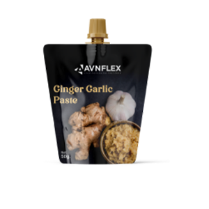 Giner Garlic paste Pouch Packaging Design